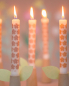 Preview: Stabkerze mit Blumen