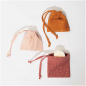 Preview: Krinkelmusselin Puder gold von RICO Design