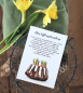 Preview: Ostern-Karte Aquarell mit Rezept für Karottenkuchen