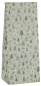 Preview: Geschenktasche / Buntfaltentüte klein grüner Weihnachtswald von IB Laursen