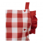 Preview: Kinder-Küchenschürze "rot kariert Herzen" aus Baumwolle von Clayre & Eef