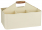 Preview: Kiste aus Metall creme mit Holz Tragegriff von IB Laursen