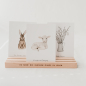 Preview: Postkarte Ostern Tulpen von Eulenschnitt