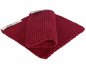 Preview: Gestrickte Topflappen 1 Paar arktisches Rot von Solwang Design
