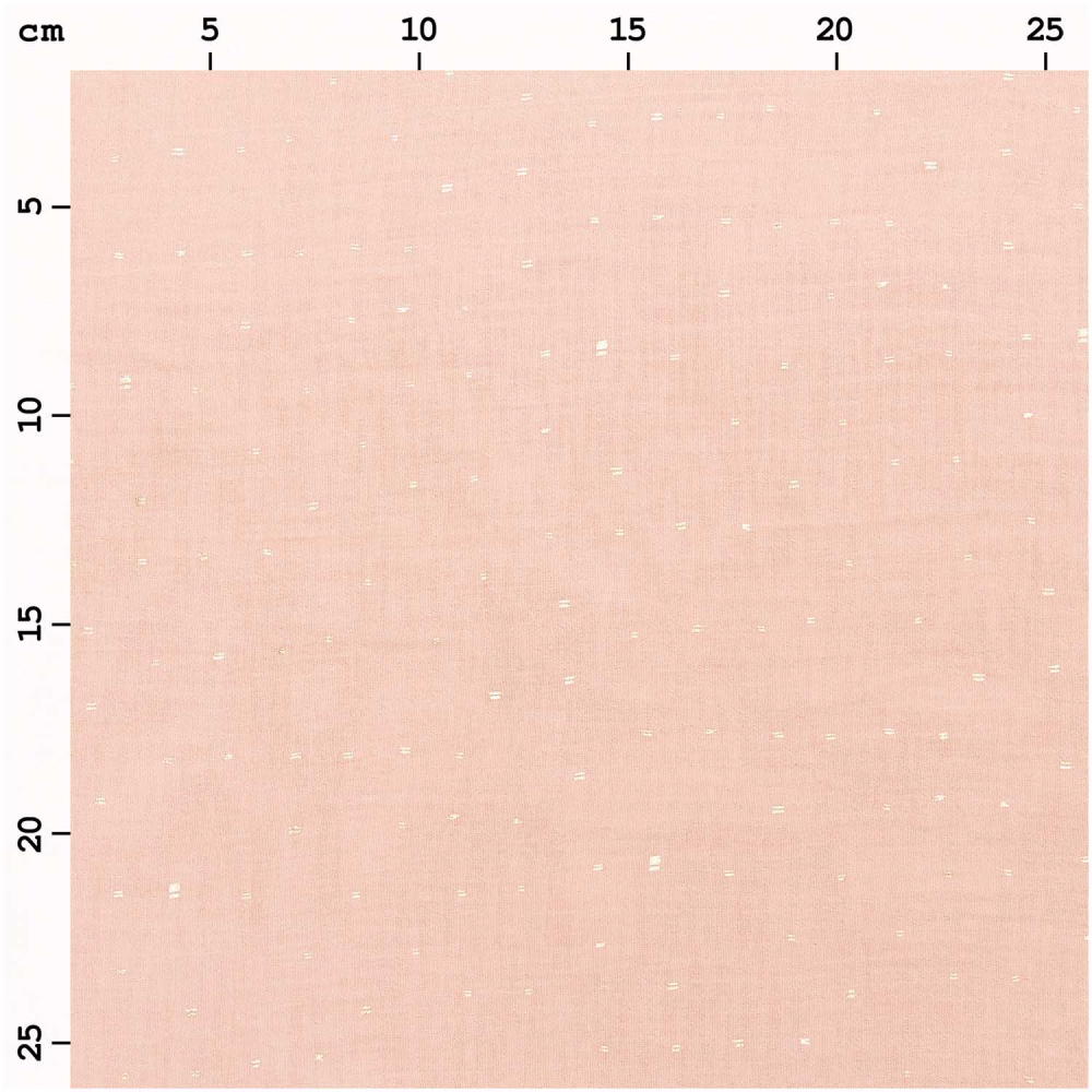 Krinkelmusselin Puder gold von RICO Design