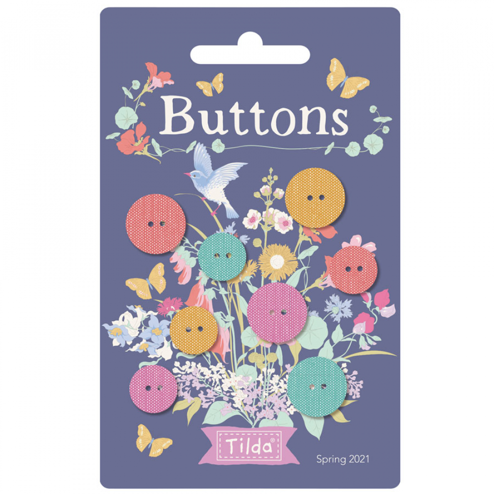 Tilda Gardenlife Buttons Mai 2021