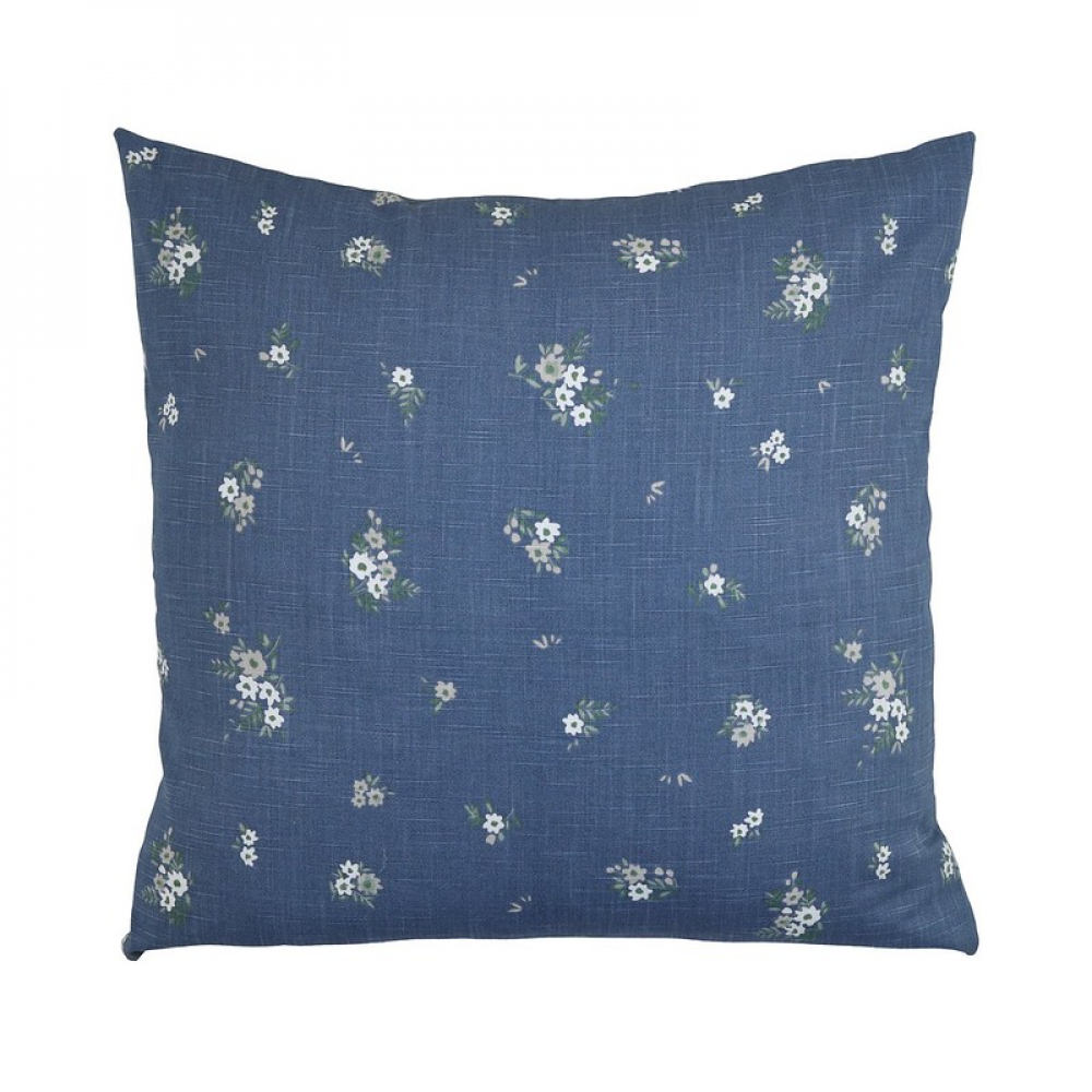 Kissenbezug Flora blau 45 x 45 cm von Strömshaga