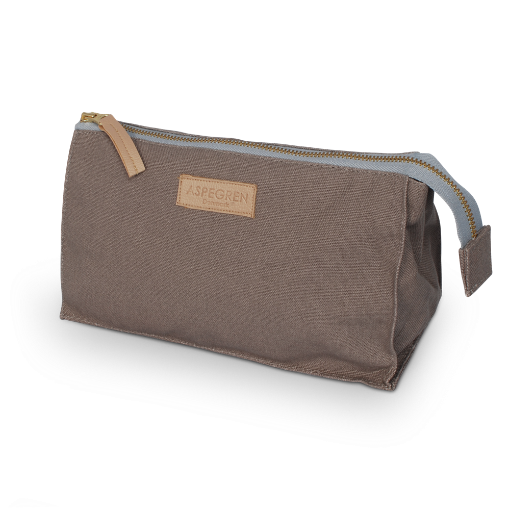 Kulturbeutel / Tasche Mano wood / braun Größe  S  von Aspegren
