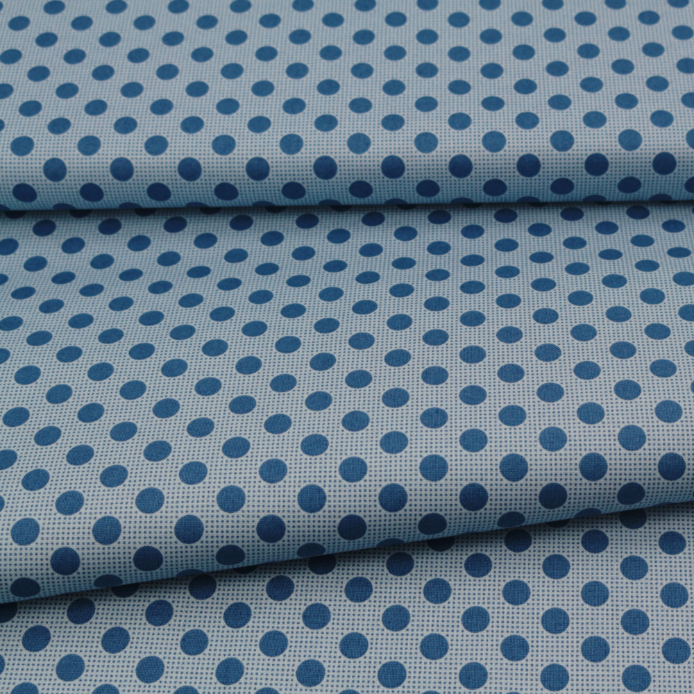 Baumwollstoff Medium Dots jeansblau von Tilda