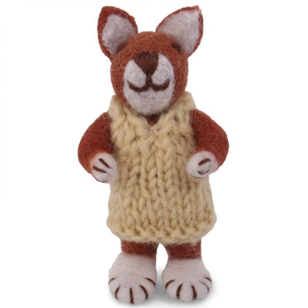 Fuchs Junge aus Filz | herbststube