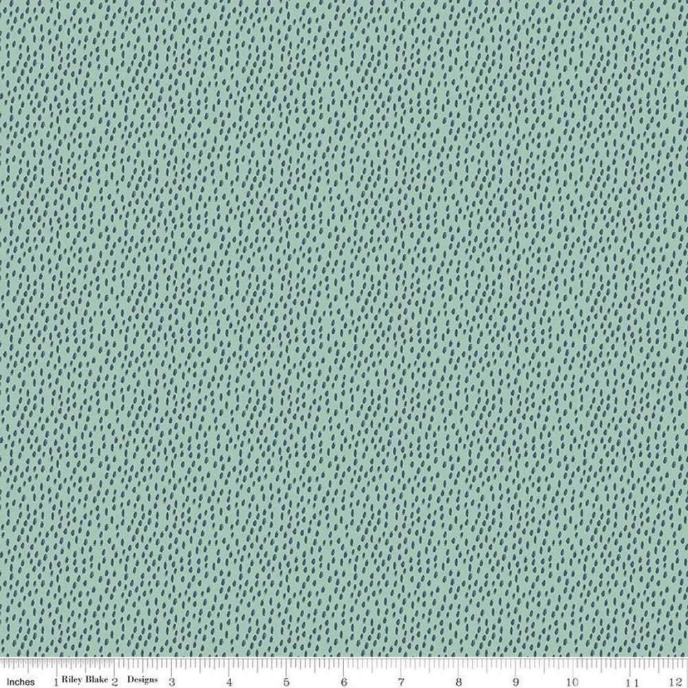 Baumwollstoff mit Klecksen mint "Let´s create" von Riley Blake 2023