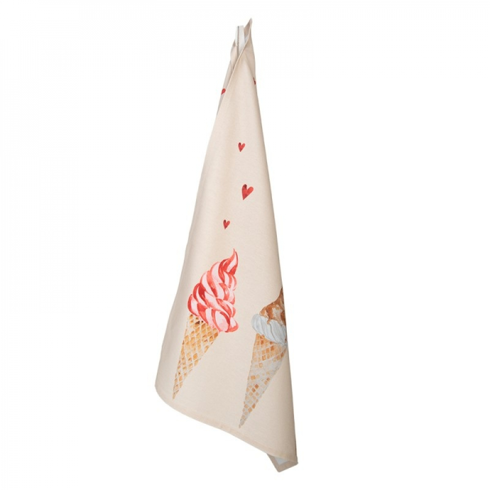 Geschirrtuch Eiskugeln - Motiv von Clayre Eef