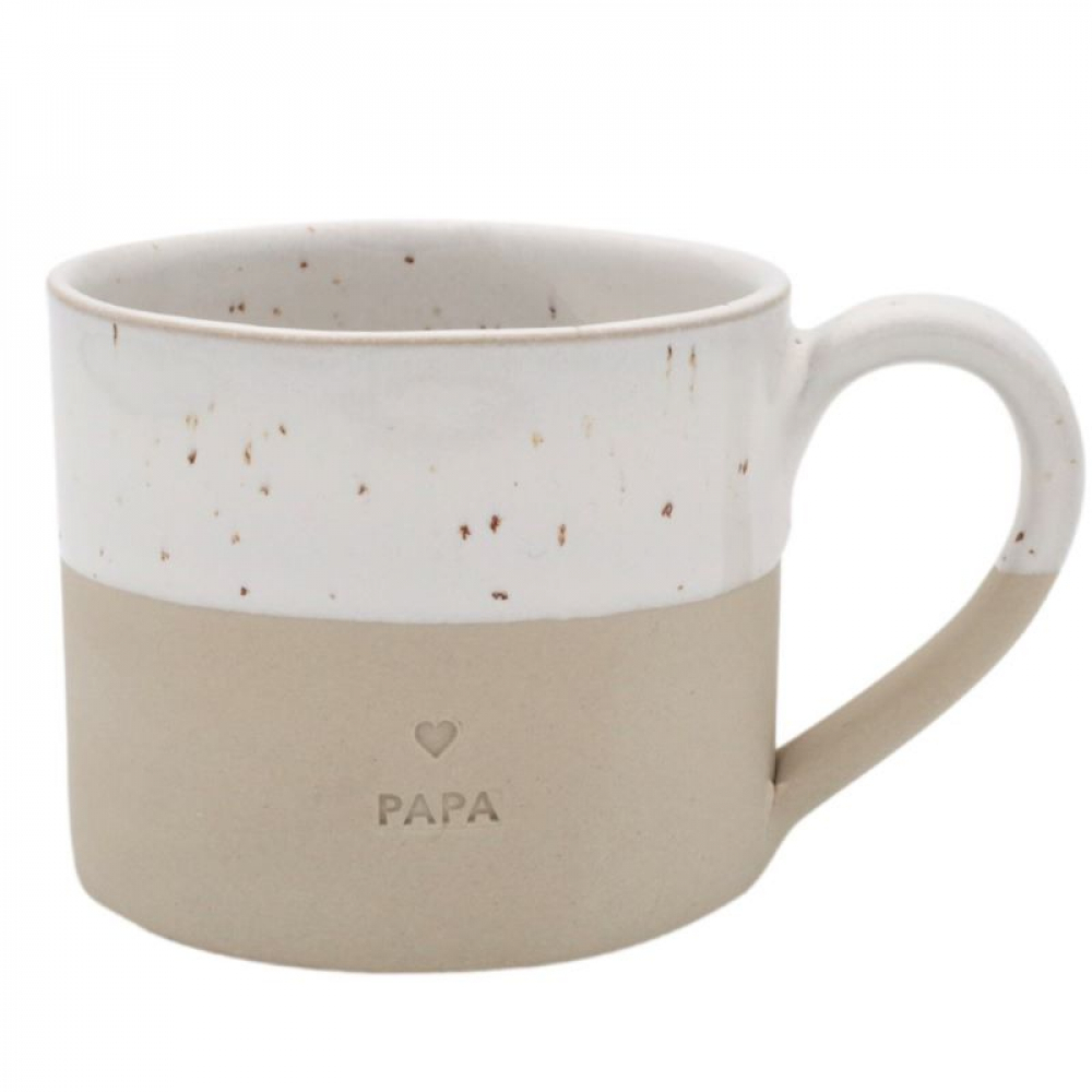 Eulenschnitt Papa 3er Set mit Tasse, Karte und Kartenständer