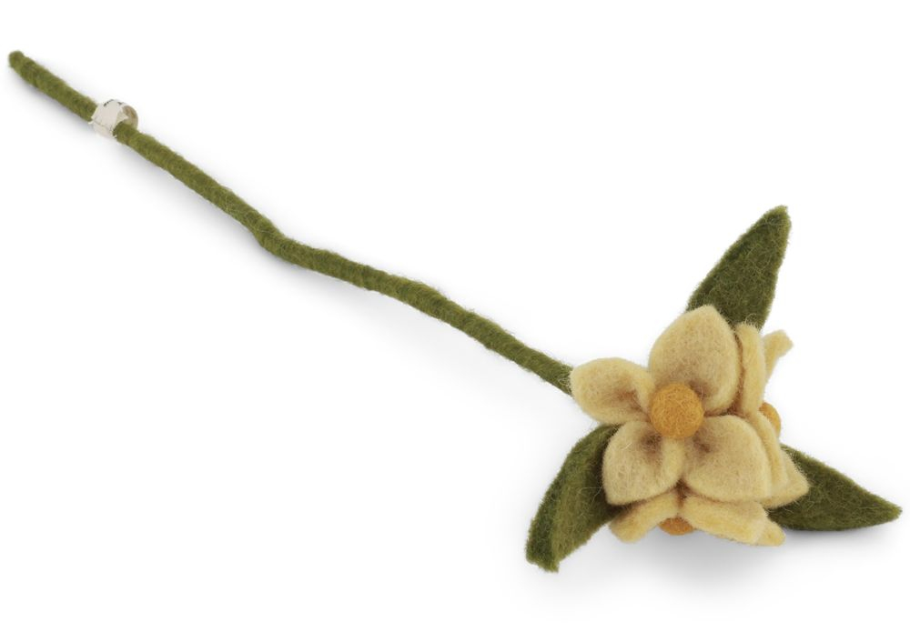 Filzblumen "Blumen gelb" aus Filz von Gry & Sif