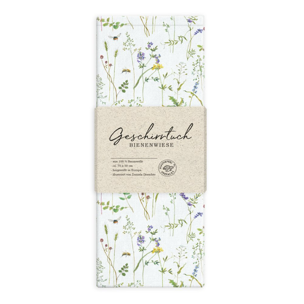 Geschirrtuch "Wildbienen" von Grätz Verlag