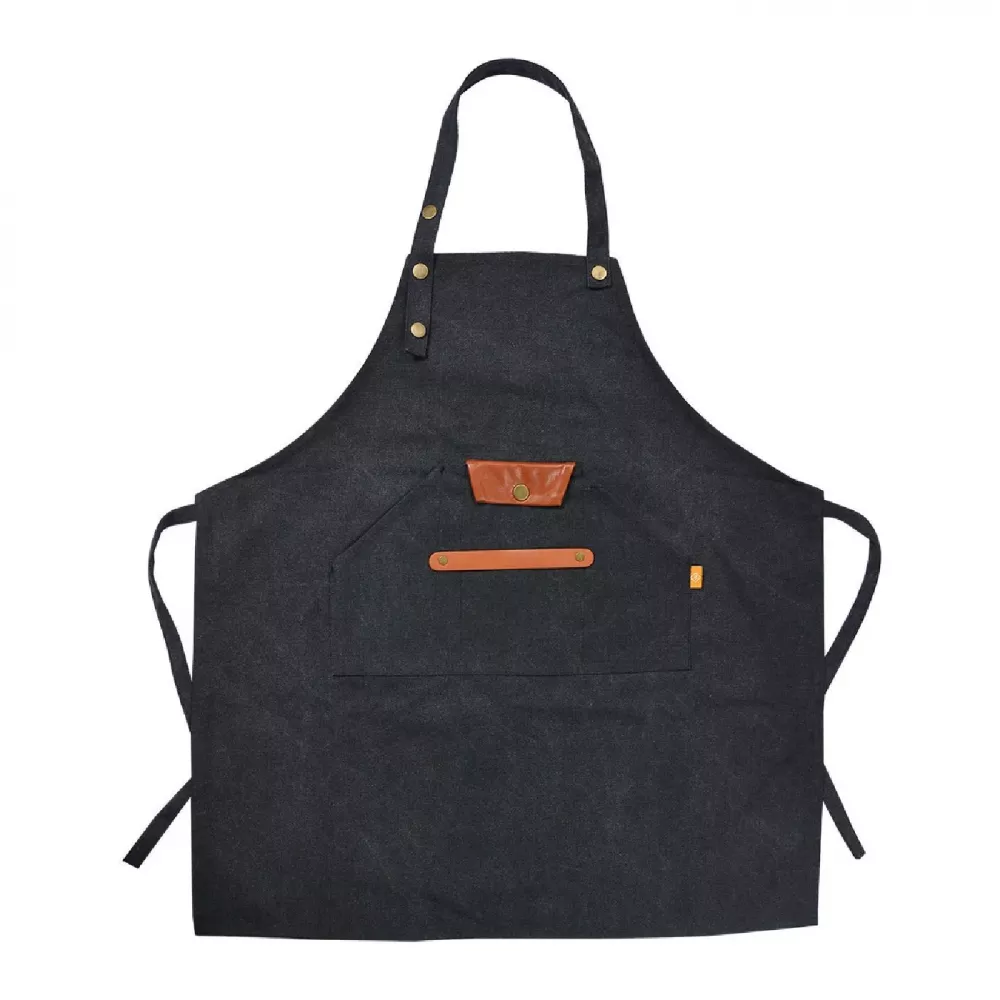 Grillschürze / Küchenschürze 63x75cm Blau robust von Clayre & Eef