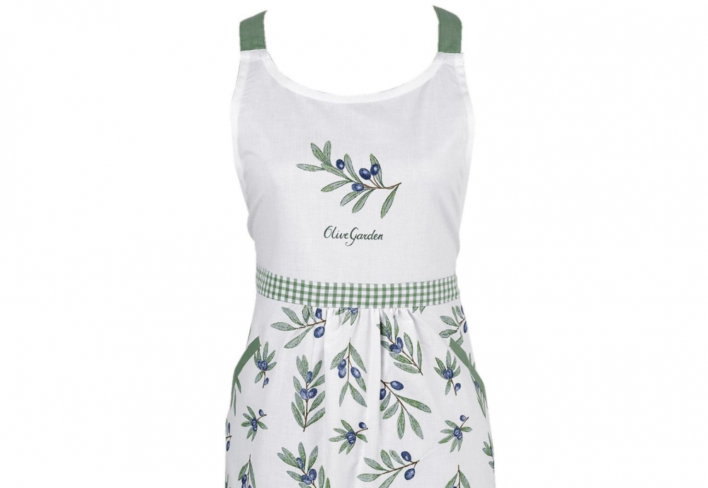 Küchenschürze / Grillschürze "Olive Garden" aus Baumwolle von Clayre & Eef