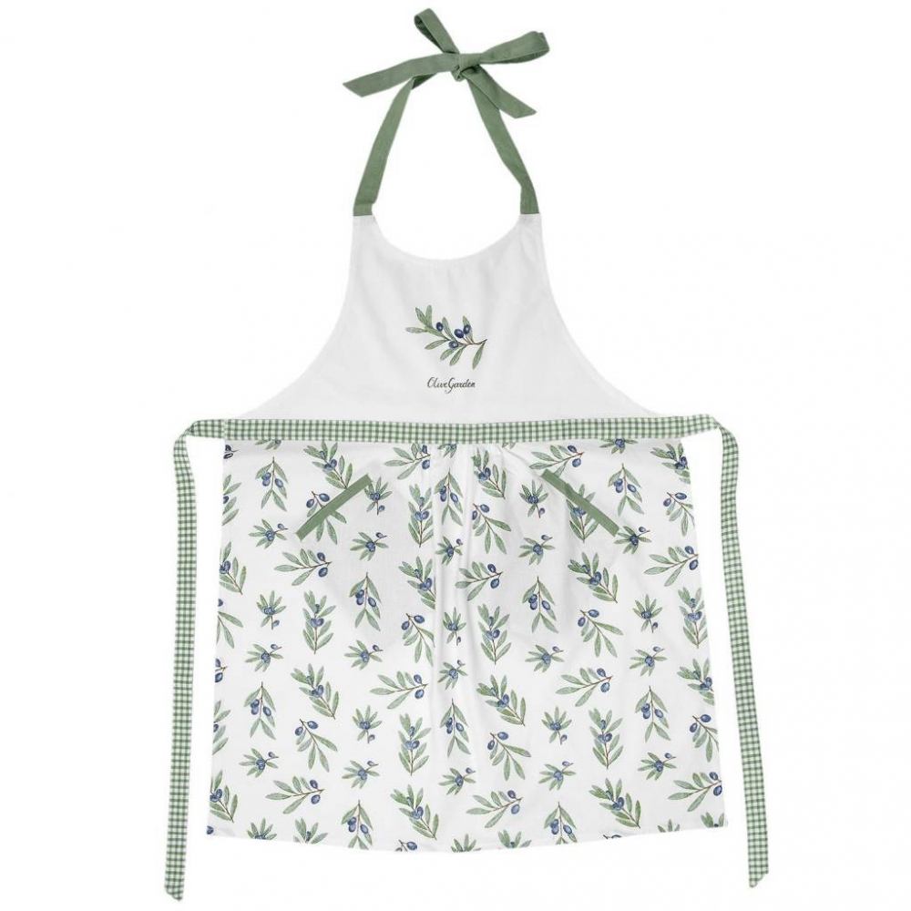 Küchenschürze / Grillschürze "Olive Garden" aus Baumwolle von Clayre & Eef