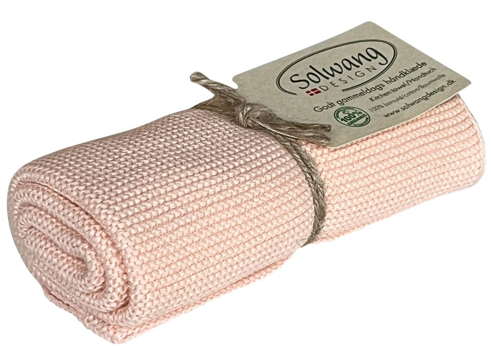 Küchentuch und Solwang Handtücher gestrickt im Puder-Set hier kaufen