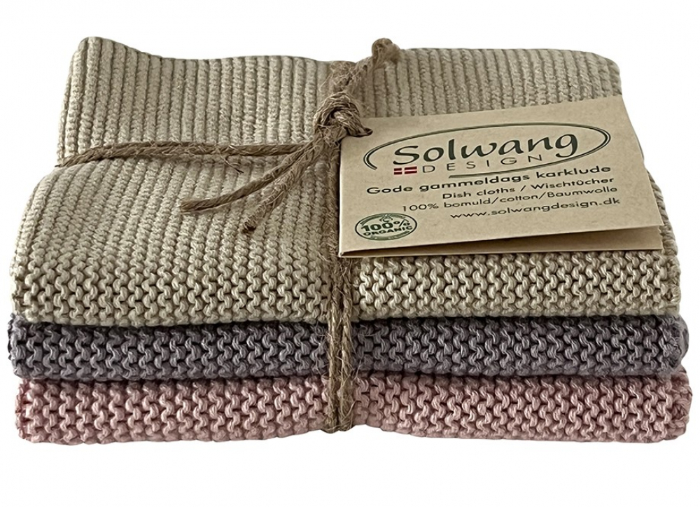 Solwang Wischlappen 3er-Set – Nachhaltige Bio-Küchentücher im praktischen Set. Jetzt im Herbst-Shop kaufen!