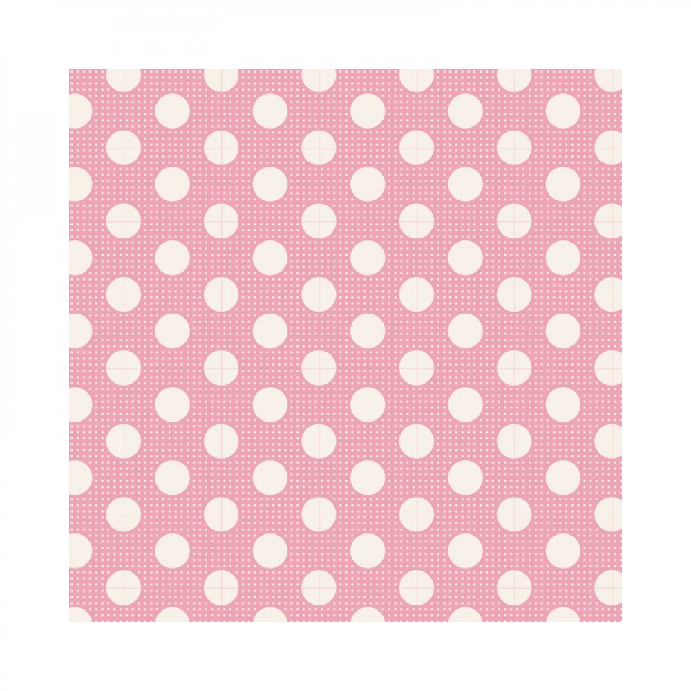 Baumwollstoff Medium Dots rosa von Tilda