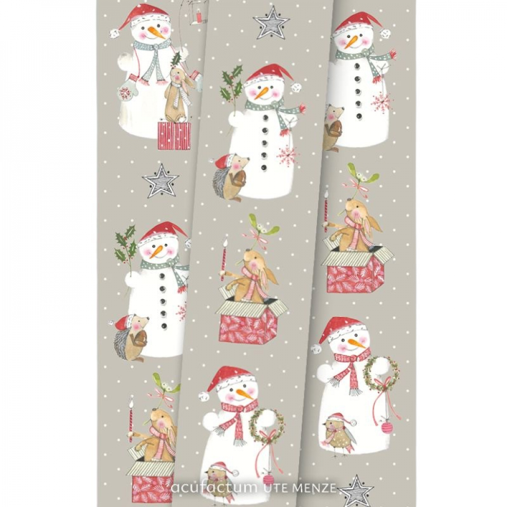 Webband Schneemann von acufactum by Kerstin Heß