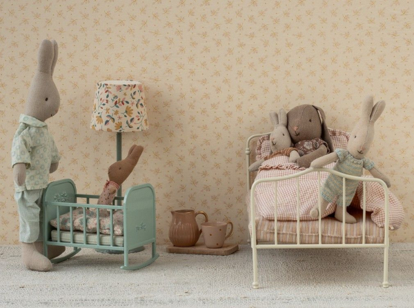 Maileg Miniatur Baby Wiege minze