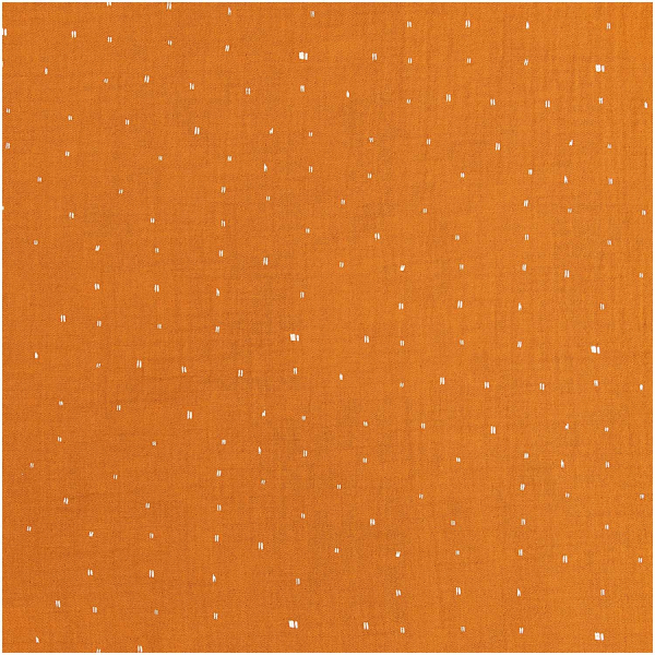Krinkelmusselin senfgelb / braun - gold von RICO Design