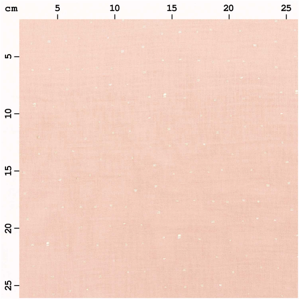 Krinkelmusselin Puder gold von RICO Design