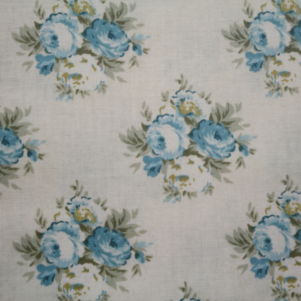 Baumwollstoff / Druckstoff Tilda Lizzie Teal von Tilda by Tone Finnanger