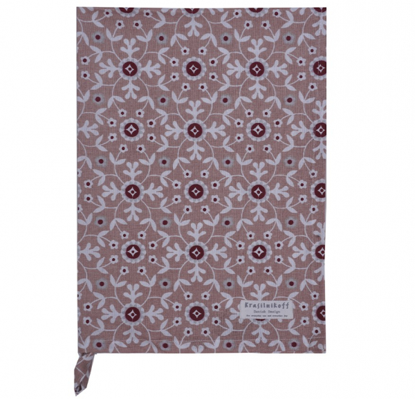 Geschirrtuch SQUARE DANCE OWERS ROSE von Krasilnikoff