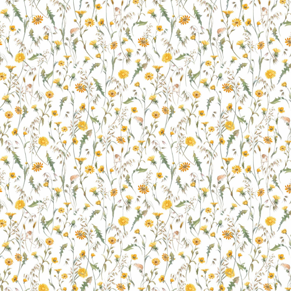 Baumwollstoff "Wiesenblumen" by Sophia Drescher von acufactum
