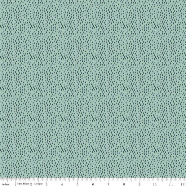 Baumwollstoff mit Klecksen mint "Let´s create" von Riley Blake 2023
