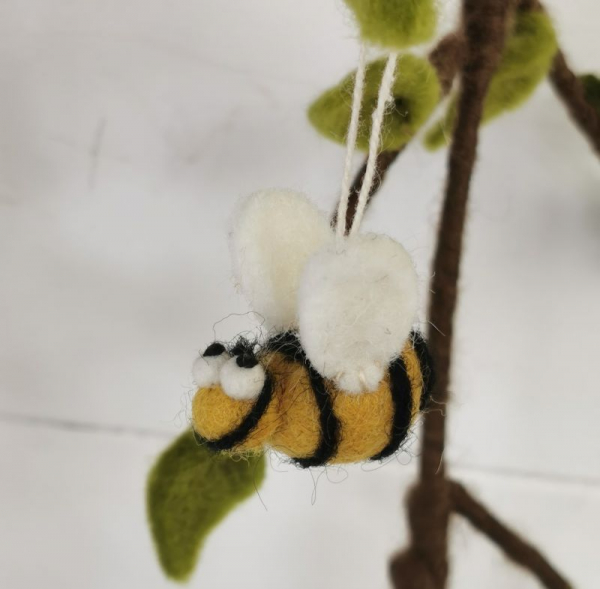 Anhänger Bienen aus Filz 3er Set Gry Sif