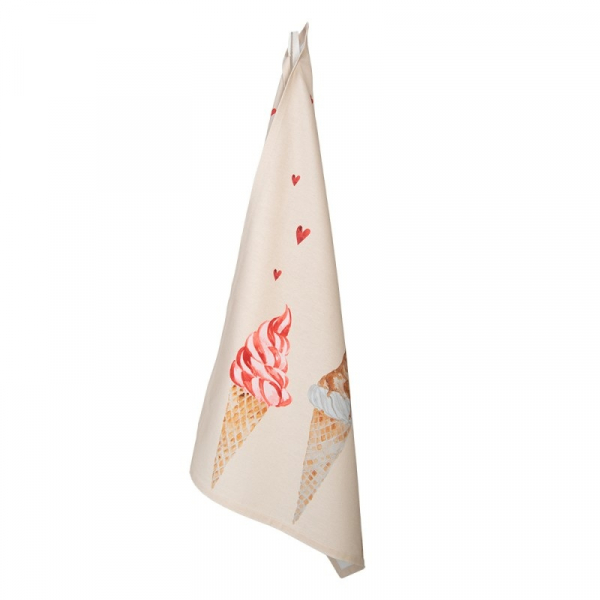 Geschirrtuch Eiskugeln - Motiv von Clayre Eef