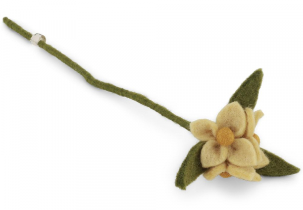Filzblumen "Blumen gelb" aus Filz von Gry & Sif