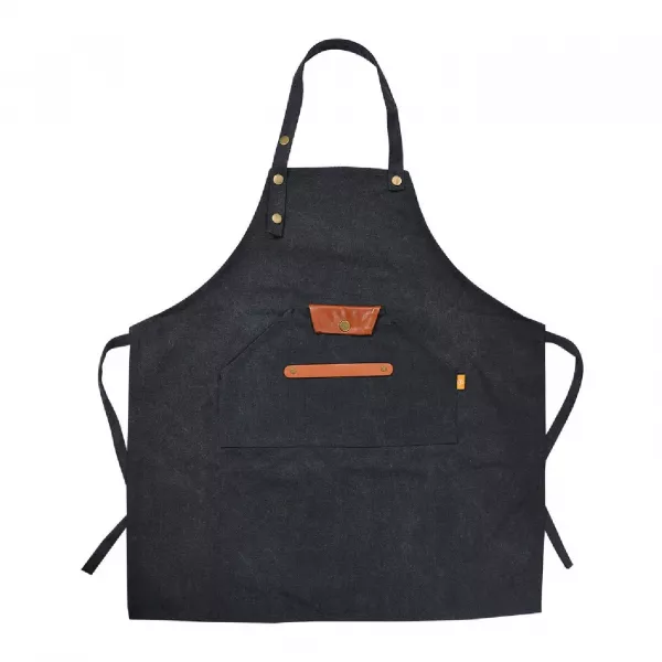 Grillschürze / Küchenschürze 63x75cm Blau robust von Clayre & Eef