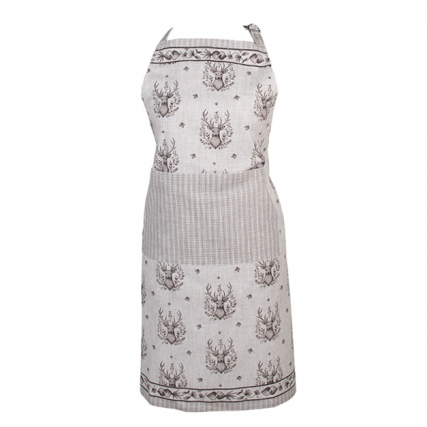 Küchenschürze / Grillschürze Hirsch - Weihnachtschürze von Clayre & Eef