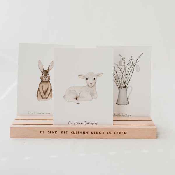 Postkarte Ostern " Zweige " von Eulenschnitt