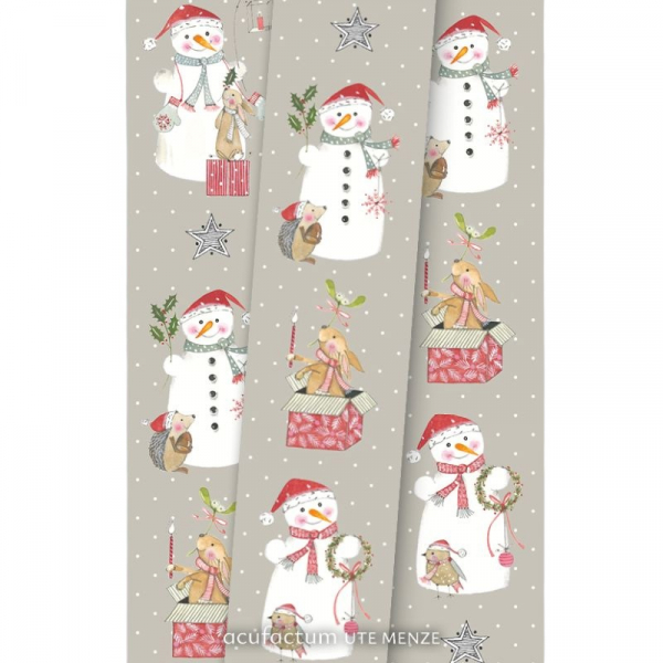 Webband Schneemann von acufactum by Kerstin Heß