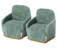 Maileg miniature chairs 2021 green for mouse