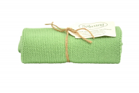 Handtuch / Küchentuch gestrickt staubiges grün von Solwang Design