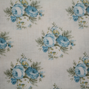 Baumwollstoff / Druckstoff Tilda Lizzie Teal von Tilda by Tone Finnanger