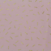 Jerseystoff / Druckstoff Hygge Striche Rosa Gold von RICO Design