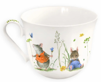 Grätz Verlag Designer Tasse Mäuseparty mit liebevollen Mäuse-Illustrationen. Hier bestellen