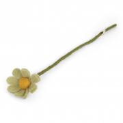 Blume aus Filz - zartgrün 