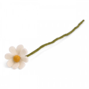 Blume aus Filz - weiß 