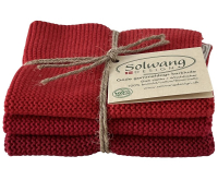 Wischtücher 3er Set Kombi Rot von Solwang Design