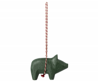 Maileg Dekoanhänger Schwein grün