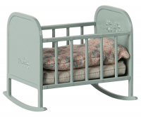Maileg Miniatur Baby Wiege minze